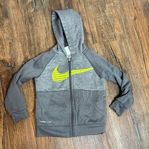Nike ThermaFit grey zip up sweatshirt